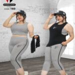 سه تیکه تاپ شلوار کاور دونایک سایزبزرگ - طوسی تیره