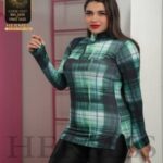 بلوز  فینگردار سایزبزرگ زنانه - 1527