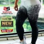 لگ ورزشی طرح دار سایزبزرگ زنانه - 168