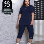 ست تیشرت شلوار برمودا دونایک زنانه - %d8%b3%d8%b1%d9%85%d9%87-%d8%a7%db%8c