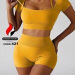 ست  کراپ شلوارک - %d8%b2%d8%b1%d8%af