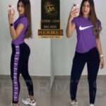 ست تیشرت شلوار ورزشی نایک زنانه سایز بزرگ - %d8%a8%d9%86%d9%81%d8%b4