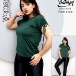 تیشرت آستین گت دار - green
