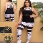 ست تاپ شلوار طرحدار ورزشی سایزبزرگ - %d8%b3%d9%81%db%8c%d8%af