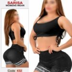 ست نیم تنه شورت گت دار - 432