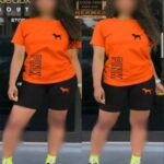 ست تیشرت شورتک ورزشی زنانه - orange