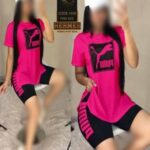 ست تیشرت لانگ و شورتک ورزشی زنانه - %d8%b3%d8%b1%d8%ae%d8%a7%d8%a8%db%8c