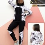 ست سویشرت و شلوار فینگردار ورزشی زنانه - %d8%b3%d9%81%db%8c%d8%af