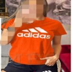 ست تیشرت شورتک ورزشی آدیداس زنانه - orange