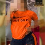 ست تیشرت شورتک آستین کوتاه نایک - orange