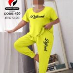 ست تیشرت آستین کوتاه و شلوار  - %d8%b3%d8%a8%d8%b2-%d8%b1%d9%88%d8%b4%d9%86