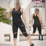 ست تاپ شلوارک ورزشی زنانه - 8109