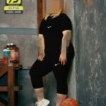 ست تیشرت شلوار ورزشی سایزبزرگ - 3128-1