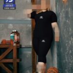 ست تیشرت شلوار ورزشی سایزبزرگ - 3128-3