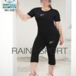 ست تیشرت شلوارک زنانه سایز بزرگ  - 3786-2
