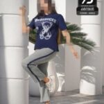 تیشرت و شلوار نخ پنبه زنانه - %d8%b3%d8%b1%d9%85%d9%87-%d8%a7%db%8c