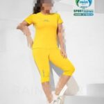  ست تیشرت و شلوارک ورزشی زنانه - 3760-2