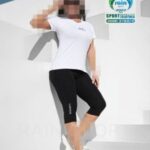  ست تیشرت و شلوارک ورزشی زنانه - 3760-4