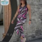 ست تاپ شلوار طرحدار ورزشی زنانه - 3802-12