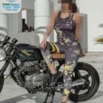 ست تاپ شلوار طرحدار ورزشی زنانه - 3802-3