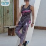 ست تاپ شلوار طرحدار ورزشی زنانه - 3802-4