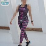 ست تاپ شلوار طرحدار ورزشی زنانه - 3802-5