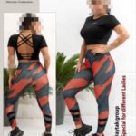 ست کراپ و لگ کمرپهن ورزشی زنانه - 412
