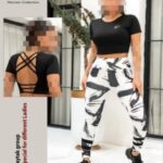 ست کراپ و لگ کمرپهن ورزشی زنانه - 411