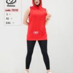 کاورکلاه دار جیب کانگورویی زنانه - red
