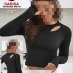 نیم تنه کراپ آستین فینگر دار ورزشی زنانه - %d9%85%d8%b4%da%a9%db%8c