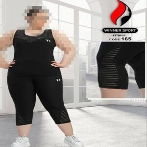 ست تاپ و شلوارک توردار زنانه
