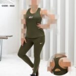 تاپ و شلوار نایک پشت قهرمانی زنانه - green
