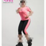 ست  تیشرت شلوارک سوزنی زنانه - %d8%b3%d8%b1%d8%ae%d8%a7%d8%a8%db%8c