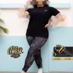 ست تیشرت و شلوار طرحدار ورزشی زنانه سایزبزرگ - 3