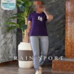تیشرت شلوار ورزشی ملانژ پنبه دخترانه زنانه - %d8%a8%d9%86%d9%81%d8%b4
