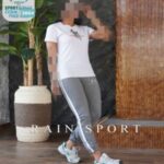 تیشرت شلوار ورزشی ملانژ پنبه دخترانه زنانه - %d8%b3%d9%81%db%8c%d8%af