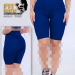 شلوارک ورزشی کمرپهن زنانه - blue