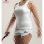 ست تاپ شورتک ورزشی زنانه دخترانه نایک - %d8%b3%d9%81%db%8c%d8%af - l