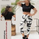 ست کراپ و لگ کمرپهن ورزشی زنانه   - 405