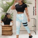 ست کراپ و لگ کمرپهن ورزشی زنانه   - 404