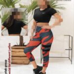 ست کراپ و لگ کمرپهن ورزشی زنانه   - 406