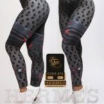 لگ طرح دار  ورزشی زنانه دوخت سیملسی ژورس  - 7 - l