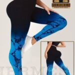 لگ طرح دار  ورزشی زنانه دوخت سیملسی ژورس  - 5 - l