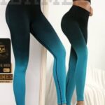 لگ طرح دار  ورزشی زنانه دوخت سیملسی ژورس  - 3 - l