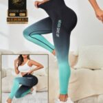 لگ طرح دار  ورزشی زنانه دوخت سیملسی ژورس  - 2 - l