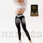 لگ طرح دار  ورزشی زنانه دوخت سیملسی ژورس  - 1 - l