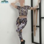ست کراپ و لگ طرحدار ورزشی دخترانه زنانه - 2