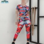 ست کراپ و لگ طرحدار ورزشی دخترانه زنانه - 1