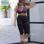 ست نیم تنه و شلوارک ورزشی زنانه - 4