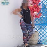 ست سه تیکه ورزشی نیم تنه لگ کاور زنانه - 3